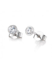 Clous d'oreilles 14 carats et 18 carats encadrent 0,10 -2,00 ct. - 01837020