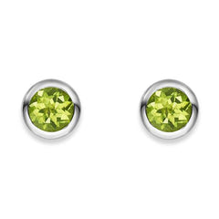 Ohrstecker 925 Silber mit Peridot - 6262.03665/0003