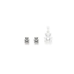 Ohrstecker Bär Weissgold 750 Weissgold - 1263.03640/0002
