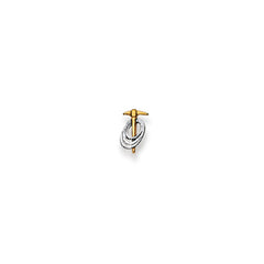 Ohrstecker Seil und Pickel Gelbgold-Weissgold 750 Gold - 1563.03032/0001