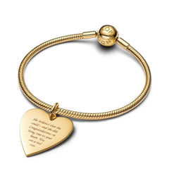 Pandora Anhänger mit grösserer Herzplatte mit Gravurmöglichkeit - 364016C00