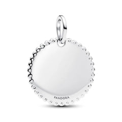 Pandora Anhänger mit runder Platte mit Gravurmöglichkeit - 394007C01