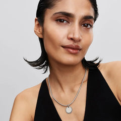 Pandora Anhänger mit runder Platte mit Gravurmöglichkeit - 394007C01