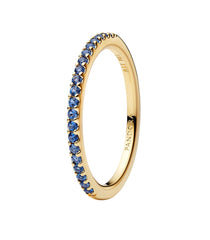 Pandora Blauer dünner Pavé-Ring - 162999C02