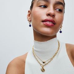 Pandora Blaues gravierbares Mini-Medaillon Damen Charm - 763388C01