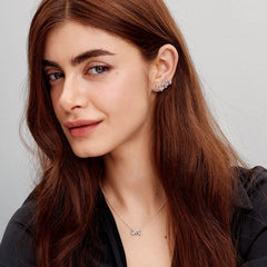 Pandora Funkelnde Kleine Schleife Ohrringe - 293542C01