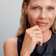 Pandora Funkelnde Schleife Doppelreihiger Ring - 193552C01 - 56