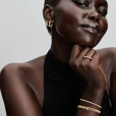 Pandora Gelbe Huggie-Ohrringe - 263849C01