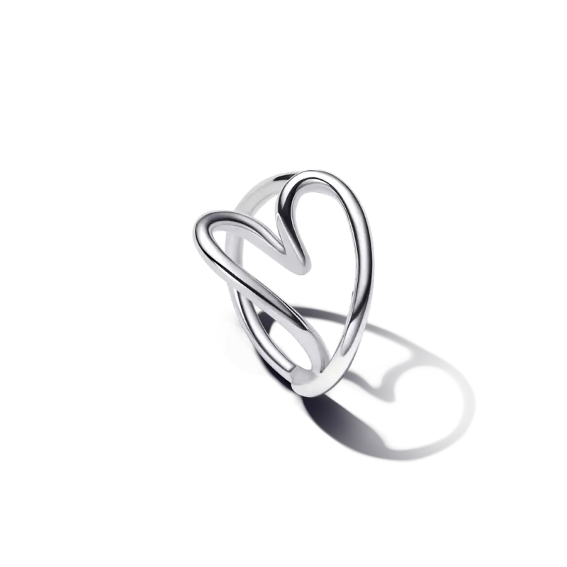 Pandora Herz Silberring - 193288C00