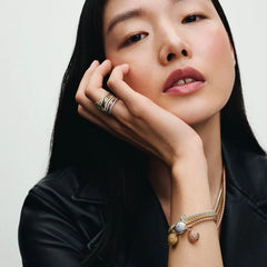 Pandora Moments Gliederhalskette mit Nieten - 392451C00-45