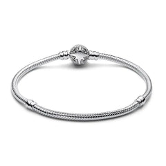 Pandora Schlangen Gliederarmband mit Polarstern Verschluss - 593584C01