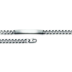 Panzer Plaketten Armband aus Silber 925 weiss - 6277.00052/2100