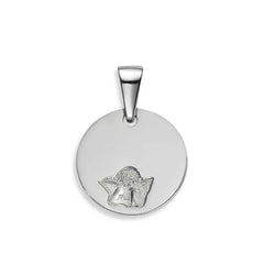 Plakette Silber 925 weiss Engel poliert rhodiniert – 6258.03513/0001