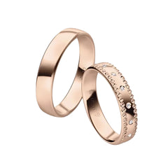 Rauschmayer First Individual Love - Trauringe mit 15 Brillanten