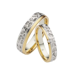 Rauschmayer First Individual Love - Trauringe mit 3 Brillanten - 50012