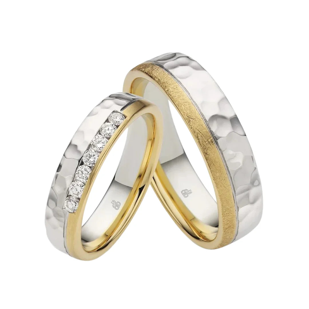 Rauschmayer First Individual Love - Trauringe mit 7 Brillanten - 50011