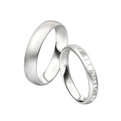 Rauschmayer First Individuell Love - Trauringe mit 12 Brillanten - 03026