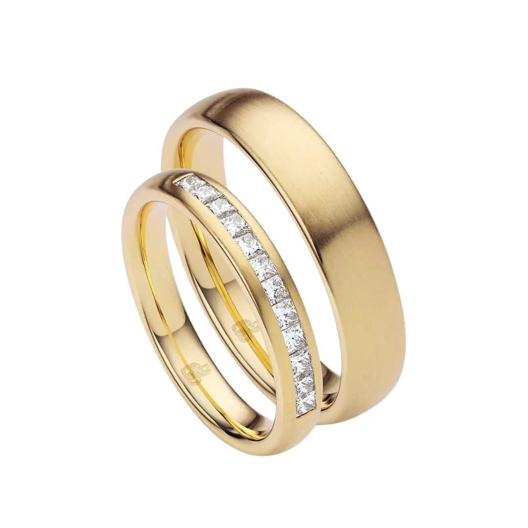 Rauschmayer First Individuell Love - Trauringe mit 12 Brillanten - 03026