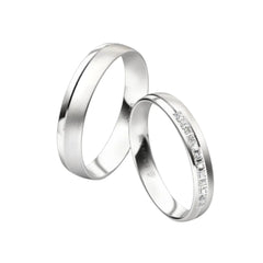 Rauschmayer First Individuell Love - Trauringe mit 12 Brillanten - 03511