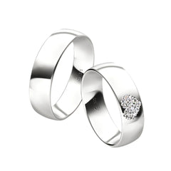 Rauschmayer First Individuell Love - Trauringe mit 14 Brillanten - 06004