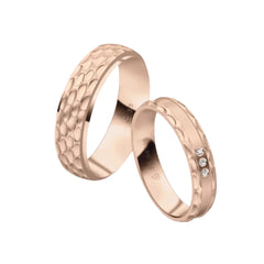 Rauschmayer First Individuell Love - Trauringe mit 3 Brillanten - 04030