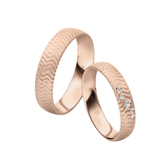 Rauschmayer First Individuell Love - Trauringe mit 5 Brillanten - 04028