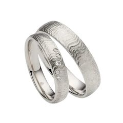 Rauschmayer First Individuell Love - Trauringe mit 5 Brillanten - 04028