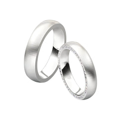 Rauschmayer First Individuell Love - Trauringe mit 51 Brillanten - 04018