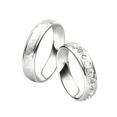 Rauschmayer First Individuell Love - Trauringe mit 9 Brillanten - 05014