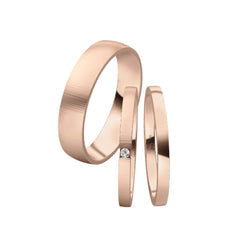 Rauschmayer Individual Love Triset Trauringe mit Brillant - 50010