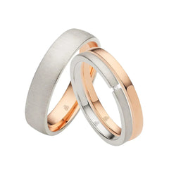 Rauschmayer Individual Love Triset Trauringe mit Brillant - 50010