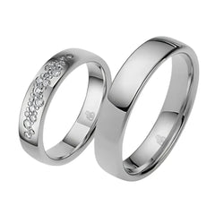 Rauschmayer More Stones 5th Trauringe mit 17 Brillanten - 05652