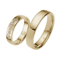 Rauschmayer More Stones 5th Trauringe mit 17 Brillanten - 05652