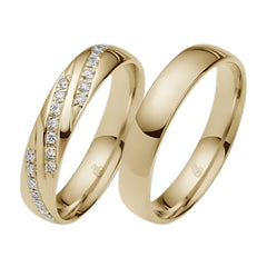 Rauschmayer More Stones 5th Trauringe mit 21 Brillanten - 04895