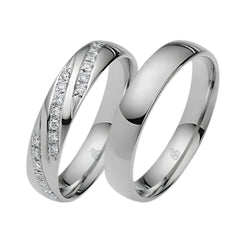 Rauschmayer More Stones 5th Trauringe mit 21 Brillanten - 04895