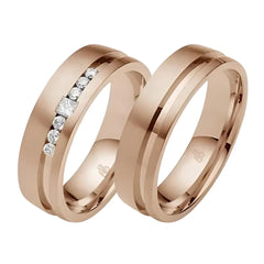 Rauschmayer More Stones 5th Trauringe mit 7 Brillanten - 06376