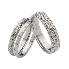 Rauschmayer Trauringe First Individual Love 3D mit 20 Brillanten - 02041