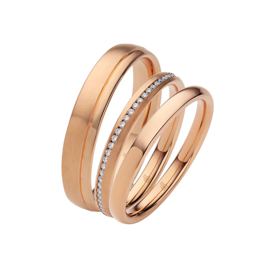 Rauschmayer Trauringe First Individual Love 3D mit 40 Brillanten - 02044