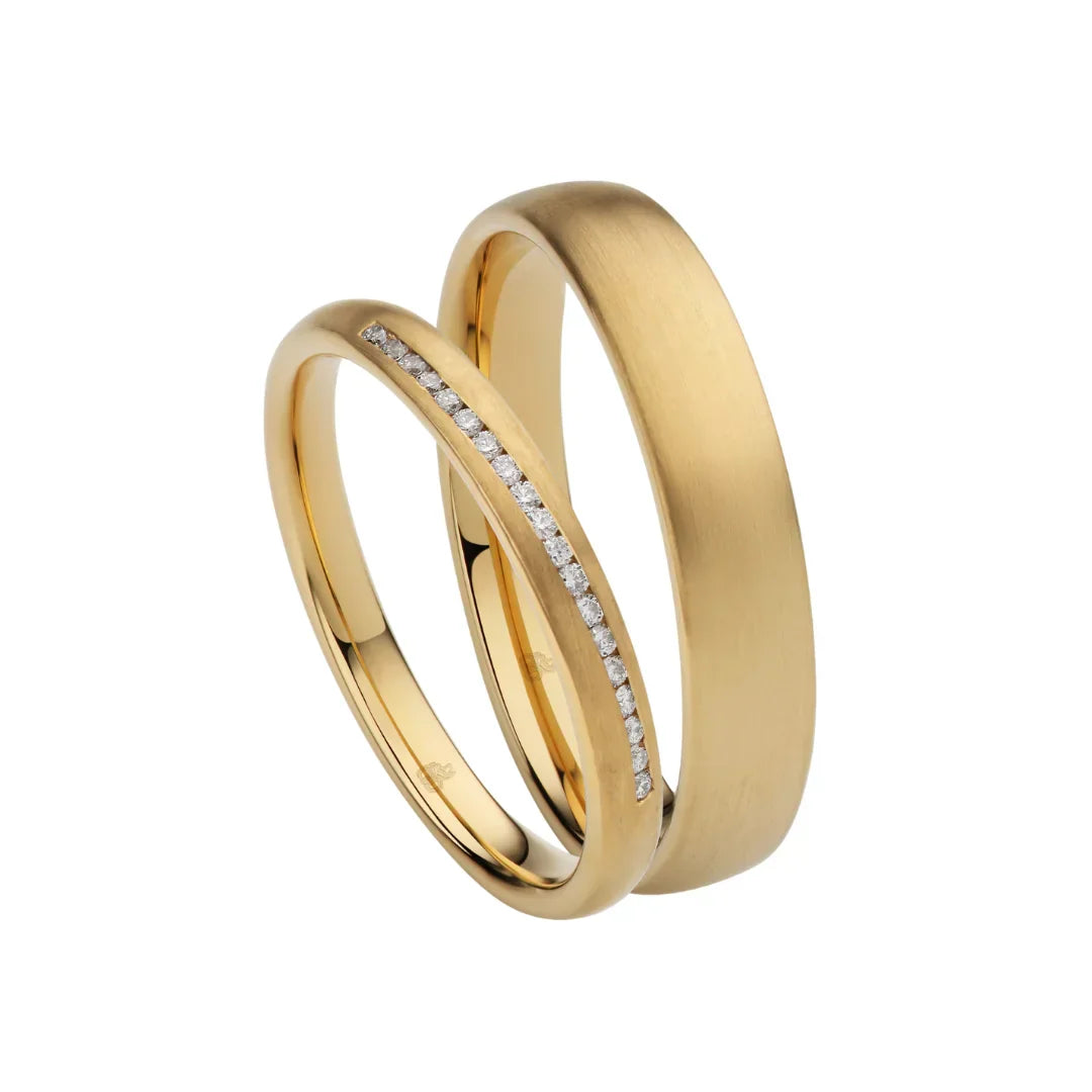 Rauschmayer Trauringe First Individual Love 3D mit 19 Brillanten - 02046