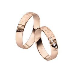 Rauschmayer First Individual Love - Trauringe mit 5 Brillanten 0,0225 ct./ges.