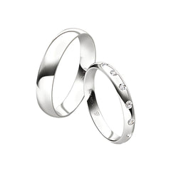 Rauschmayer First Individual Love Trauringe mit 15 Brillanten