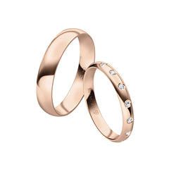 Rauschmayer First Individual Love Trauringe mit 15 Brillanten