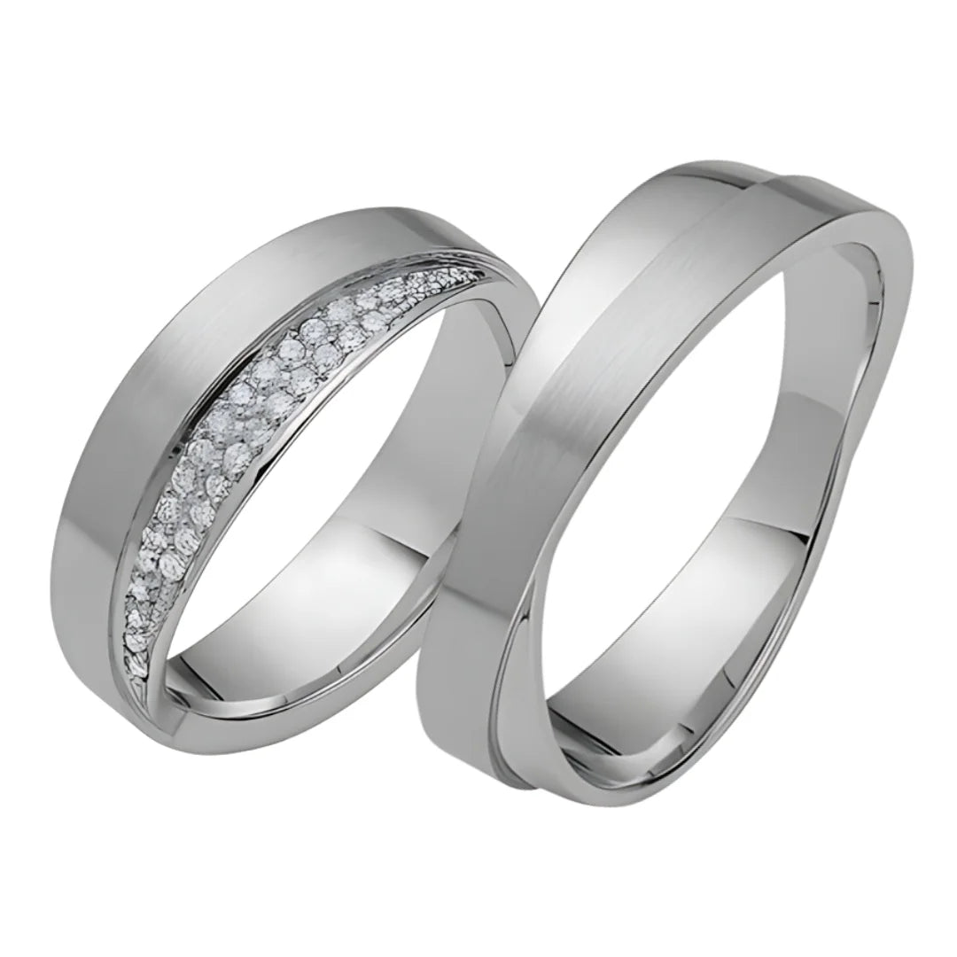 Rauschmayer Trauringe mit 31 Brillanten 0,115 ct. - 06406