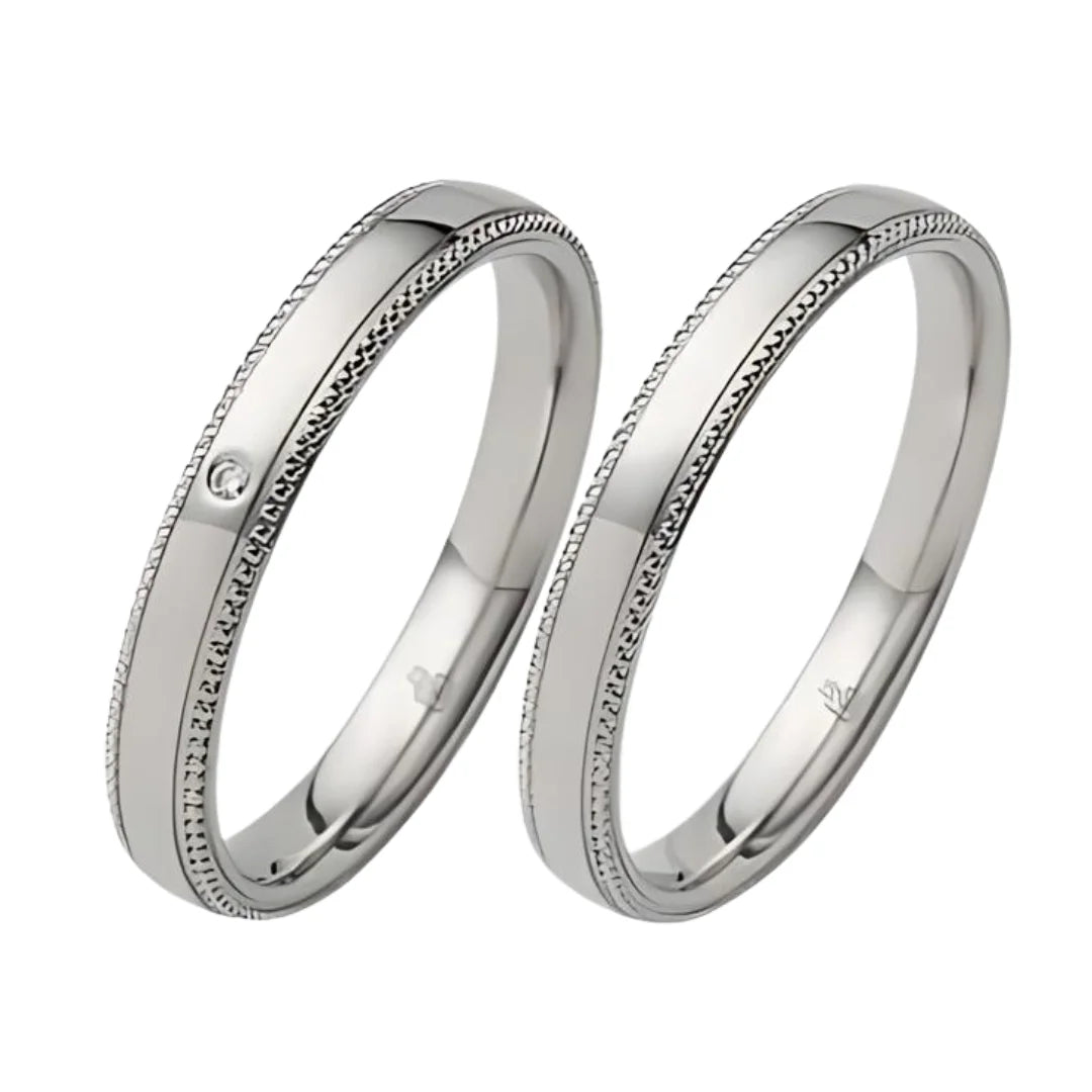 Rauschmayer Trauringe mit Briallant 0.005 ct. - 03174