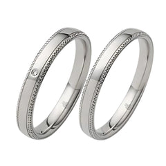 Rauschmayer Trauringe mit Briallant 0.005 ct. - 03174