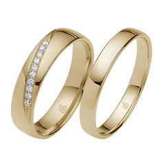 Rauschmayer More Stones 5th Trauringe mit 10 Brillanten - 04889