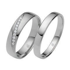 Rauschmayer More Stones 5th Trauringe mit 10 Brillanten - 04889