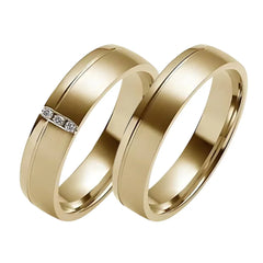 Rauschmayer More Stones 5th Trauringe mit 3 Brillanten - 05478