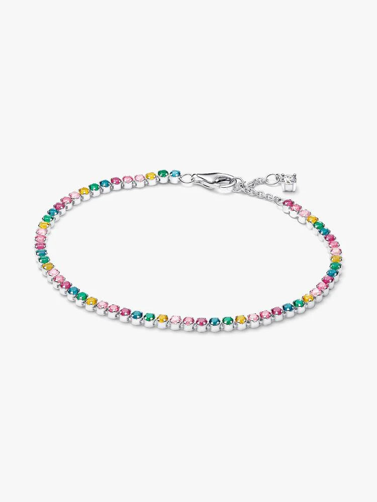 Regenbogen Tennisarmband Sterling-Silber - 593927C03-16
