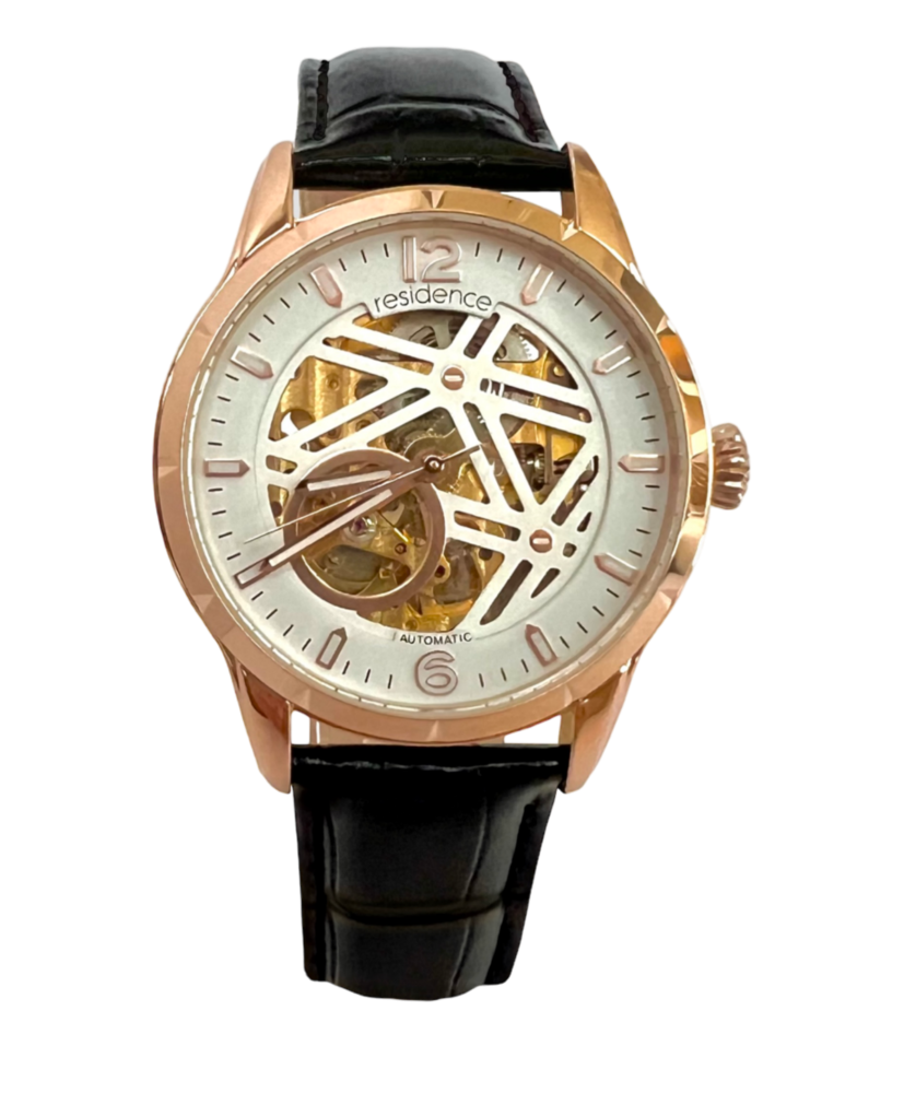 Residence Automatik Armbanduhr Stahl Skelett - AS 9240